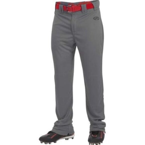 Rawlings Adult Launch Solid Pant Mens Gray NEW Small Baseball - Picture 1 of 9